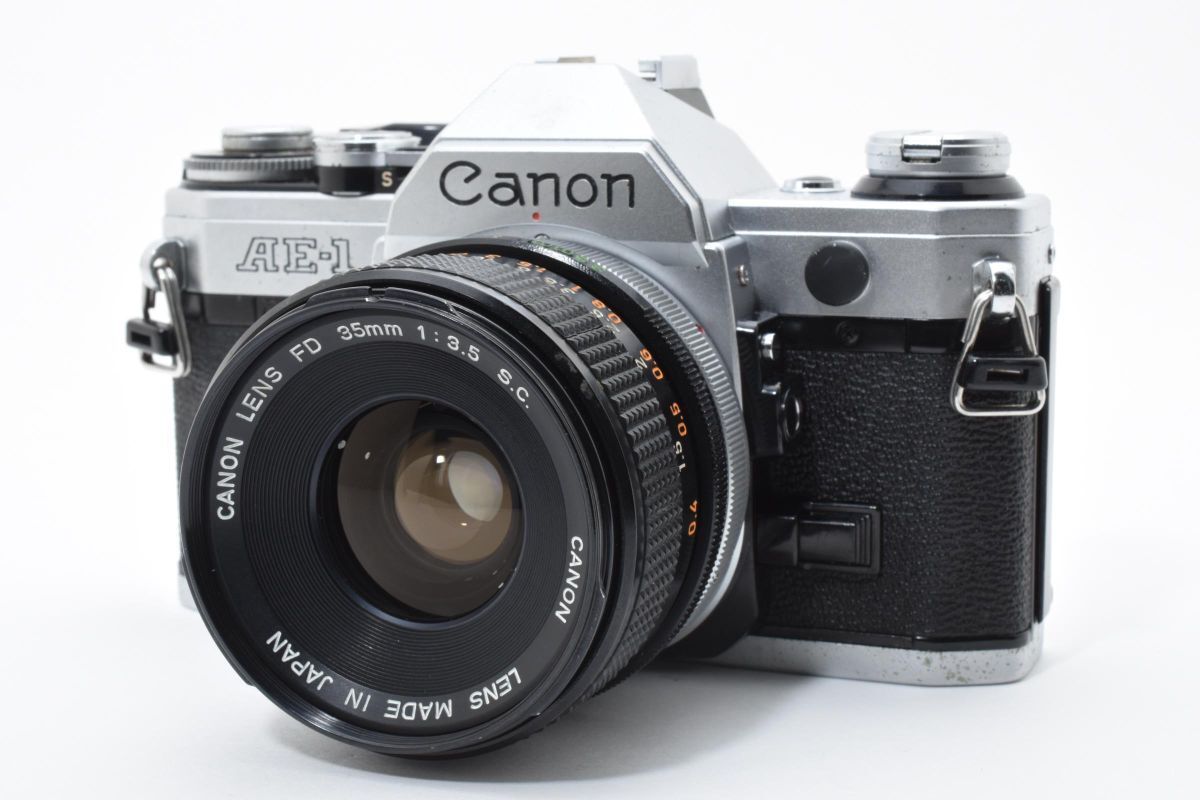 Canon AE-1 シルバー FD 35 mm F 3.5 S.C. YM 4996 44