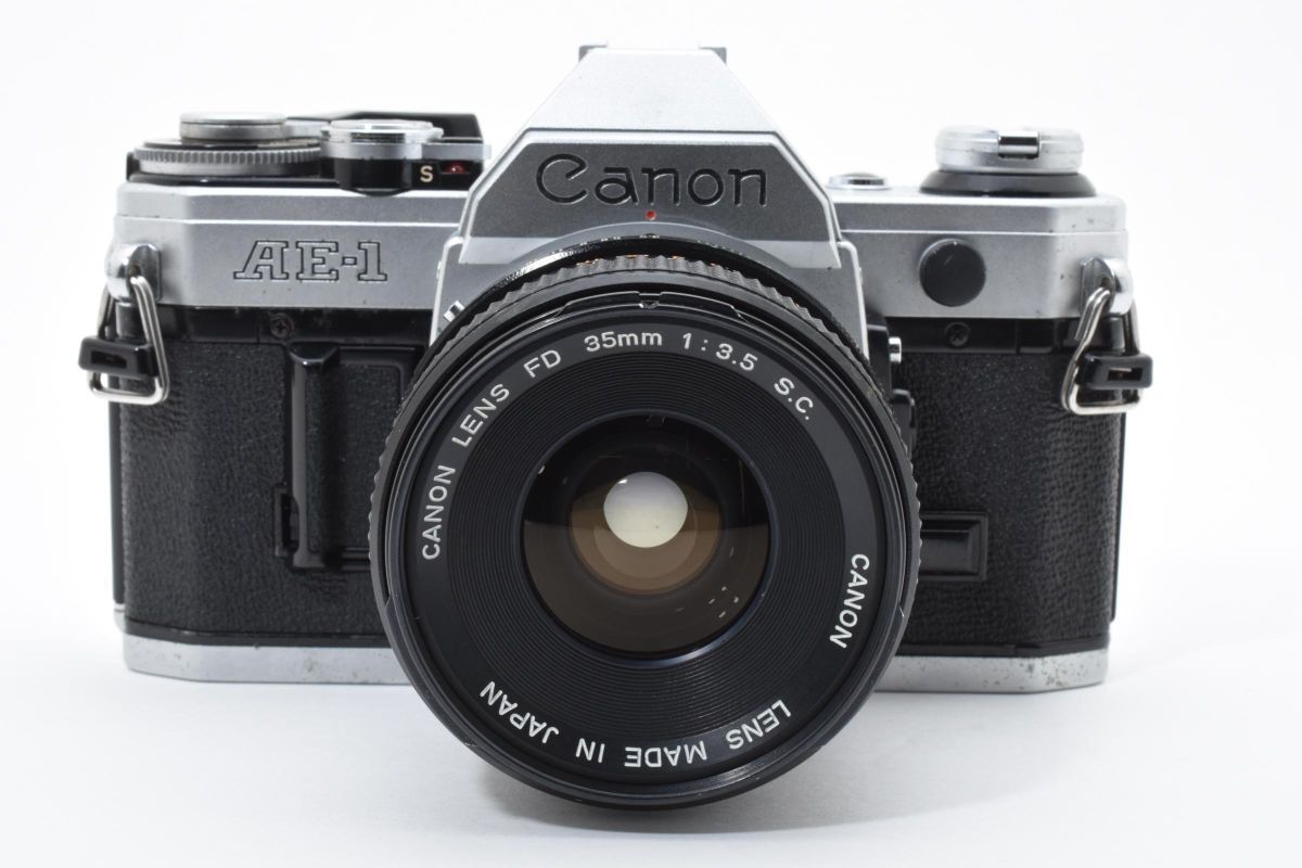 Canon AE 1 シルバー FD 35 mm F 3 5 S C YM 4996 44
