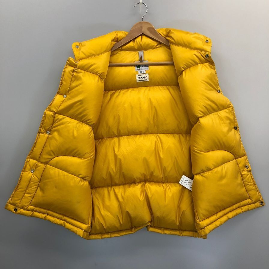 シエラデザインズ ビームスプラス別注 ダウンベスト トップ イエロー