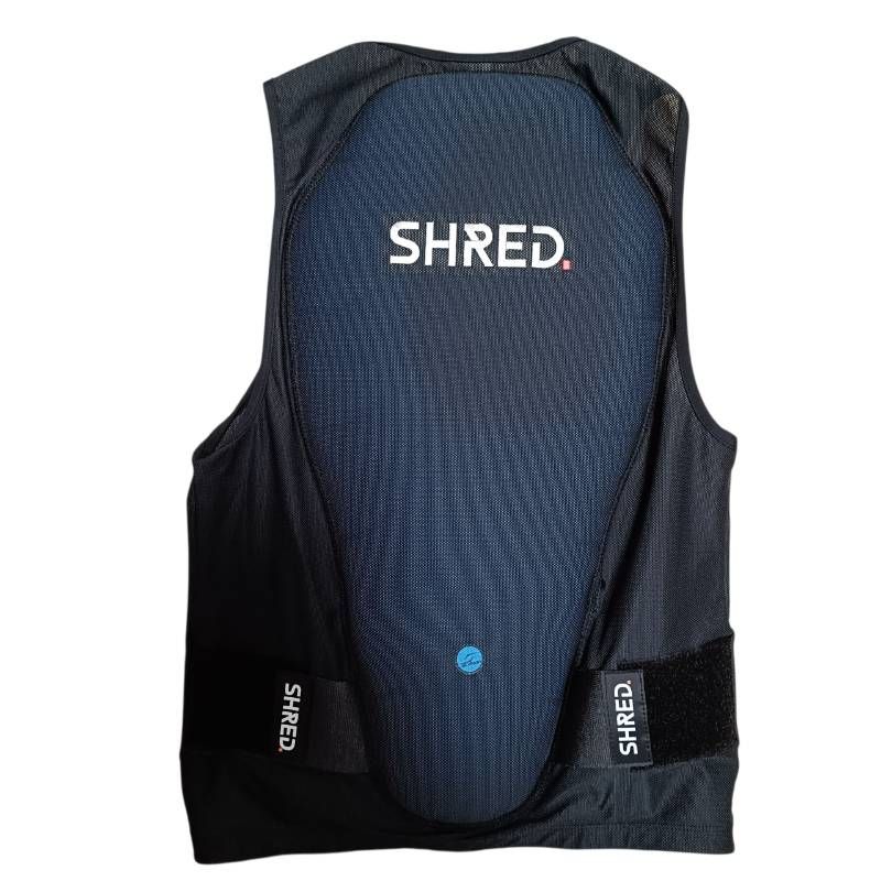 スキースノーボード用　パックプロテクター 美品】SHRED FLEXI BACK PROTECTOR VEST ZIP シュレッド バック