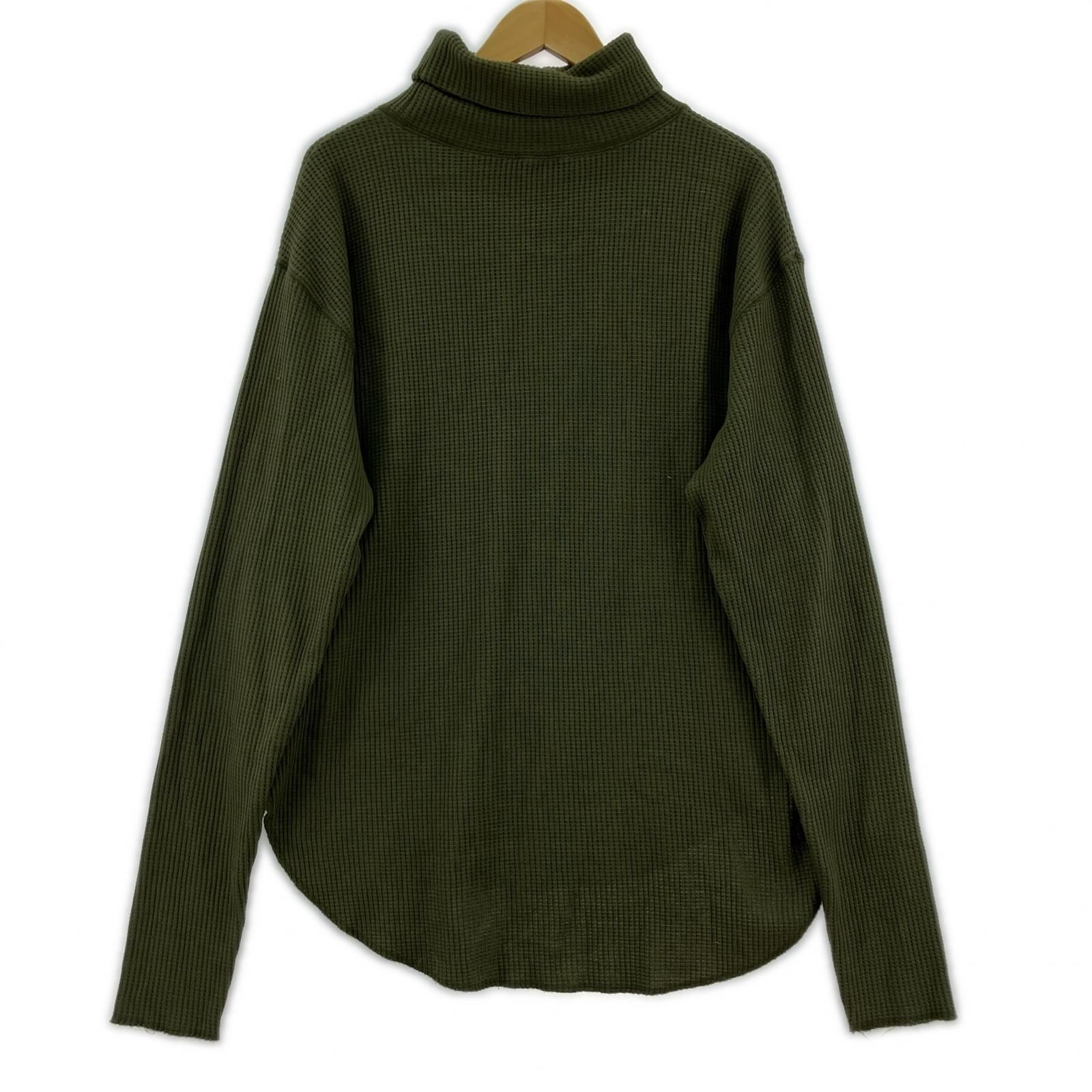 PLEATSPLEASE タートルネックレス【Fサイズ】【カーキ】 イッセイ