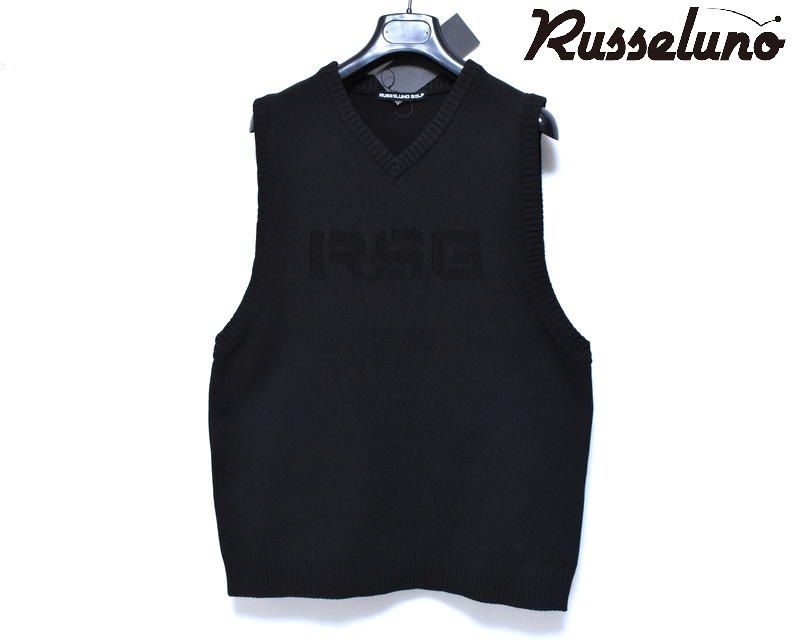 新品 ラッセルノ ゴルフ ニットベスト (5/Lサイズ) ルチャ Ⓗ 新品 ラッセルノ RSG ビッグルチャ ニット ベスト 5(L) RG-2430501