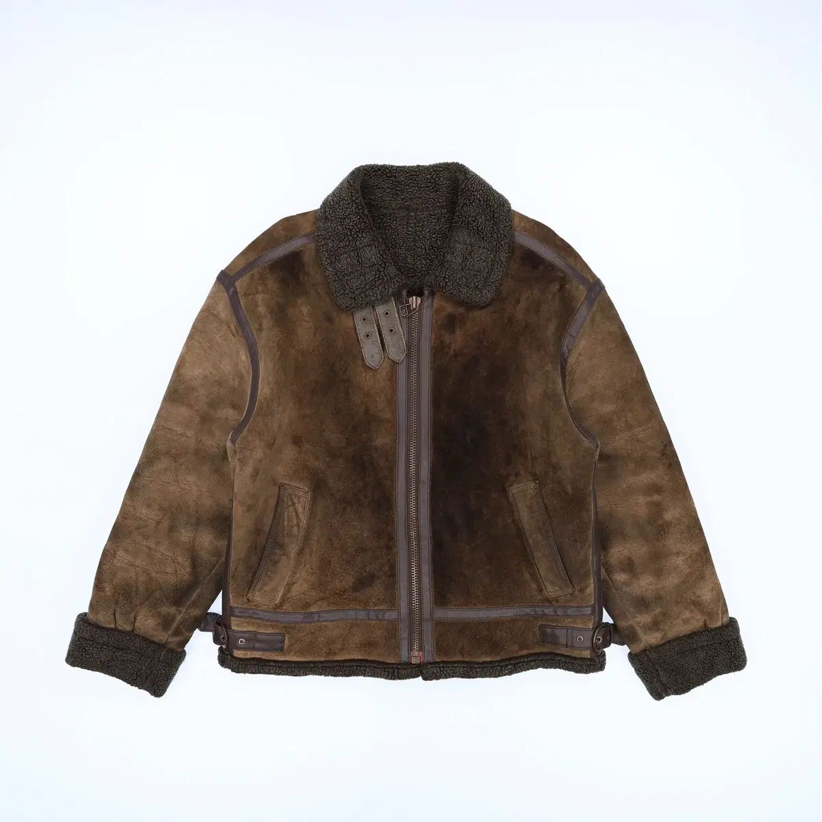 XL SKIN PILE B-3 ムートン ブルゾン 1107HR2