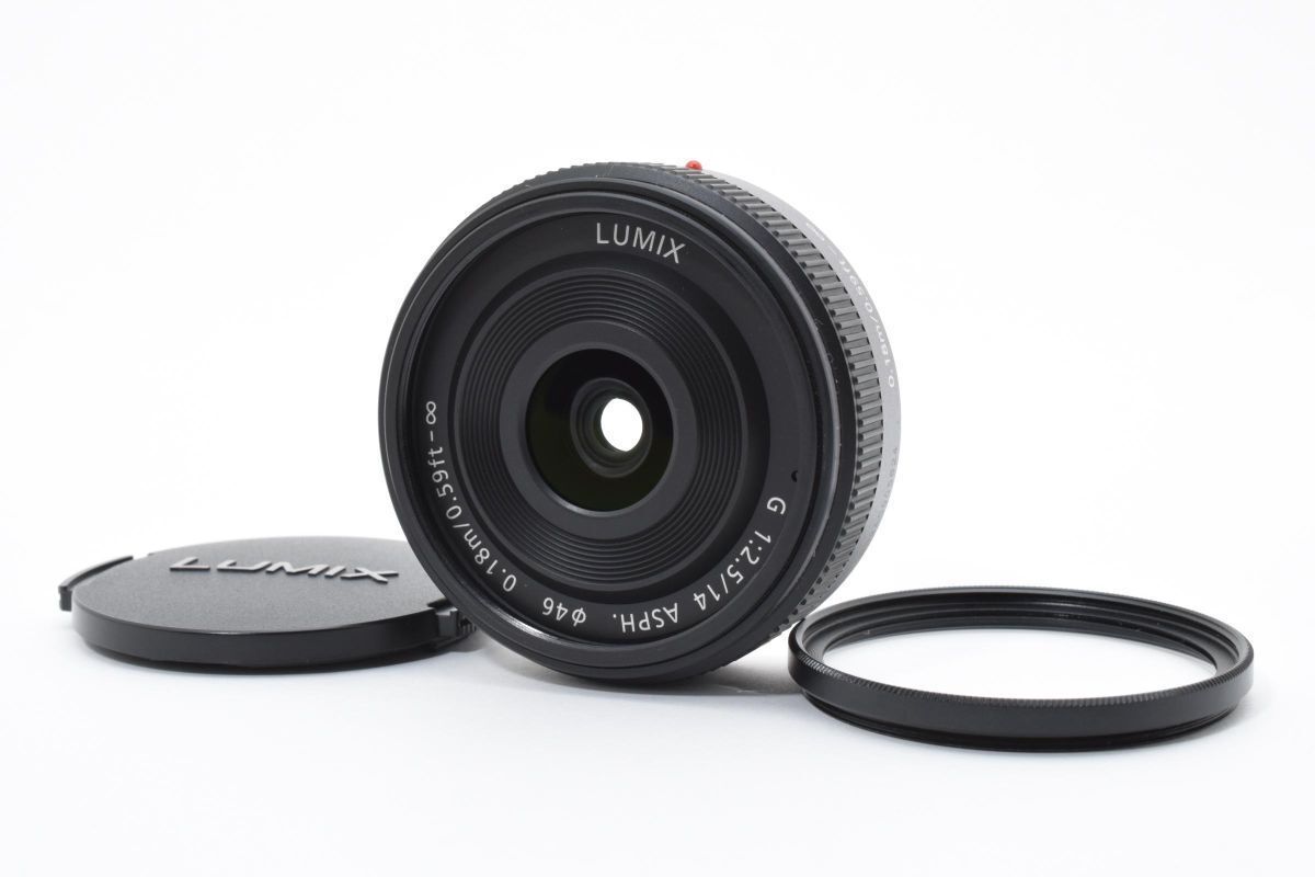 Panasonic パナソニック LUMIX G 14mm F2.5 ASPH 単焦点レンズ #7 中古 