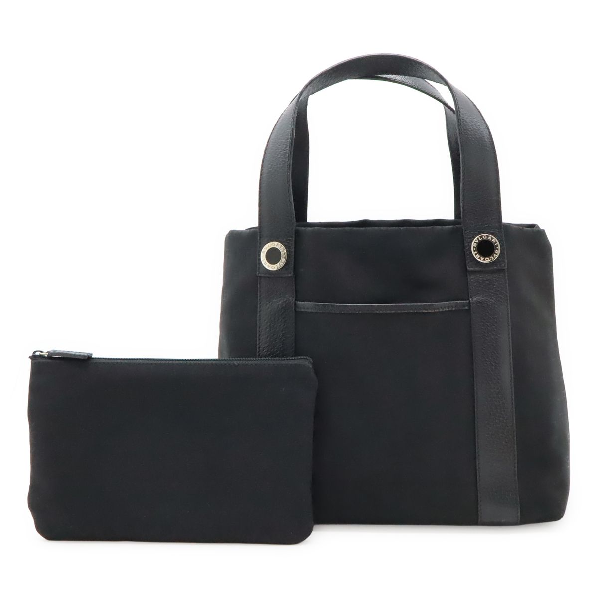 BVLGARI ブルガリ ロゴマニア トートバッグ ハンドバッグ キャンバス