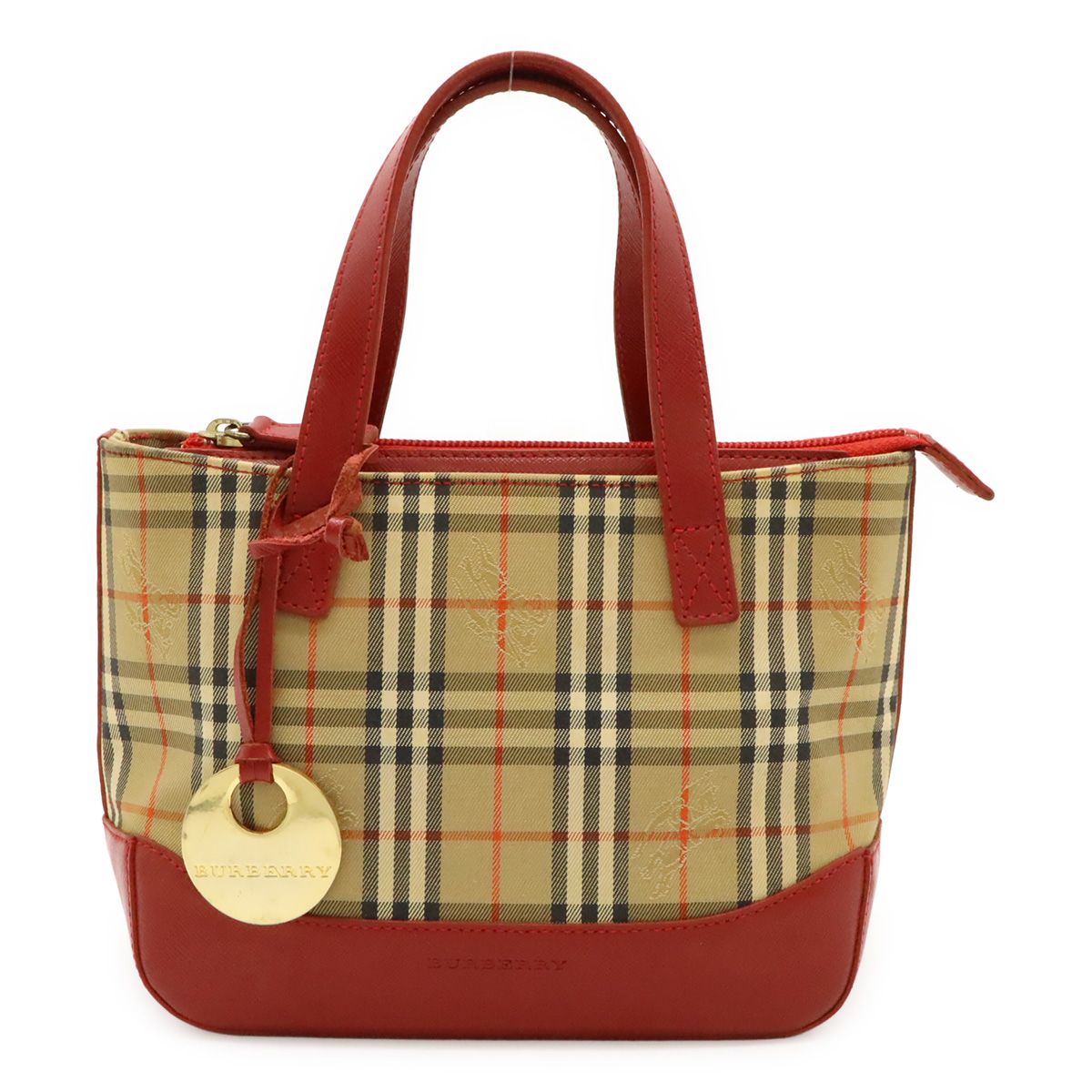 BURBERRY バーバリー ノバチェック チェック柄 ハンドバッグ トート