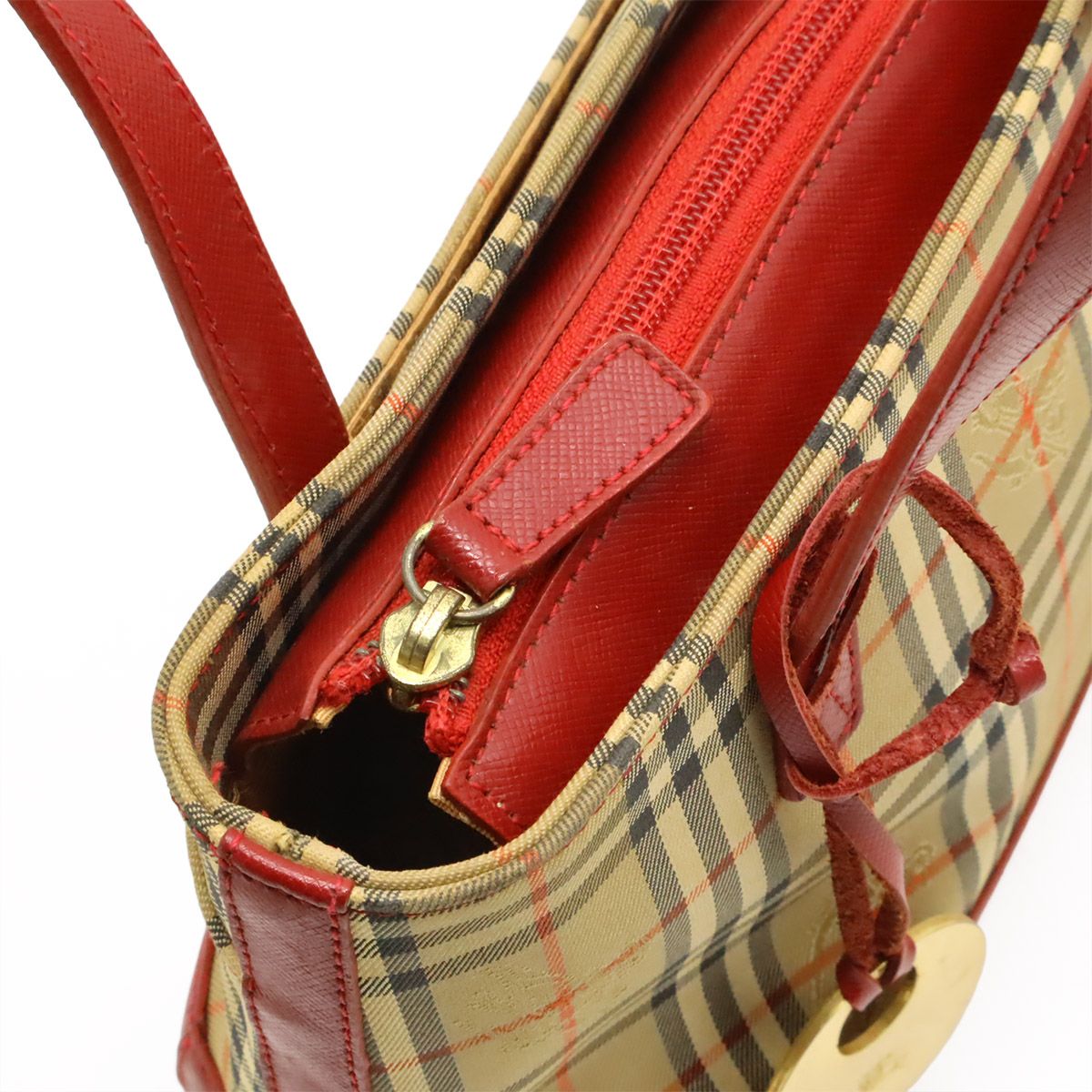 BURBERRY バーバリー ノバチェック チェック柄 ハンドバッグ トート