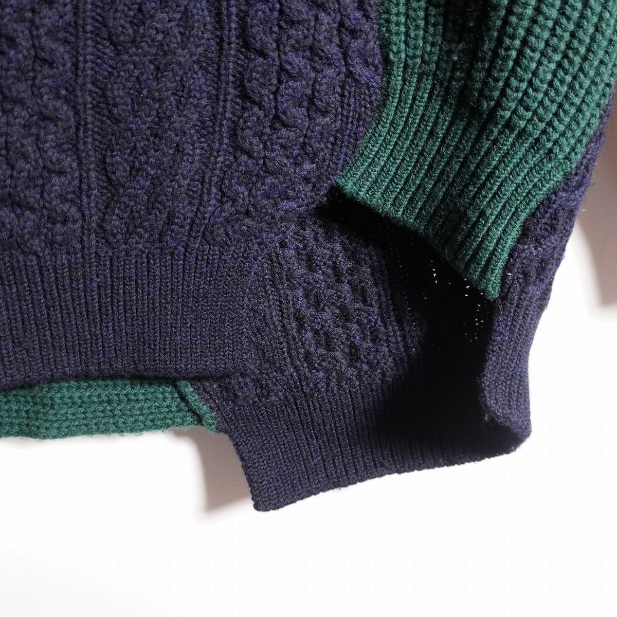 美品 kolor カラー ニット セーター プルオーバー ウール クレイジー