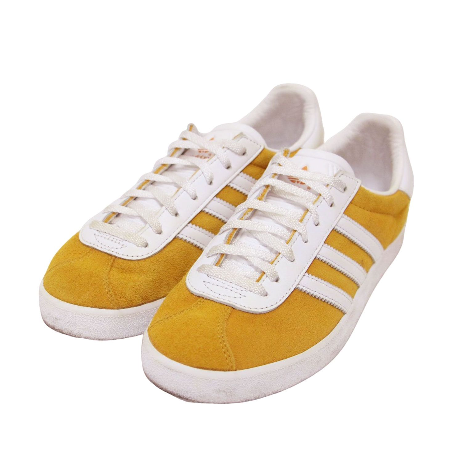 adidas アディダス Spick-Span サイズ US 5 1 2 23.5 cm 24春夏 IG 6221 ガゼル スエード レースアップ イエロー ホワイト コラボ 別注 レディース