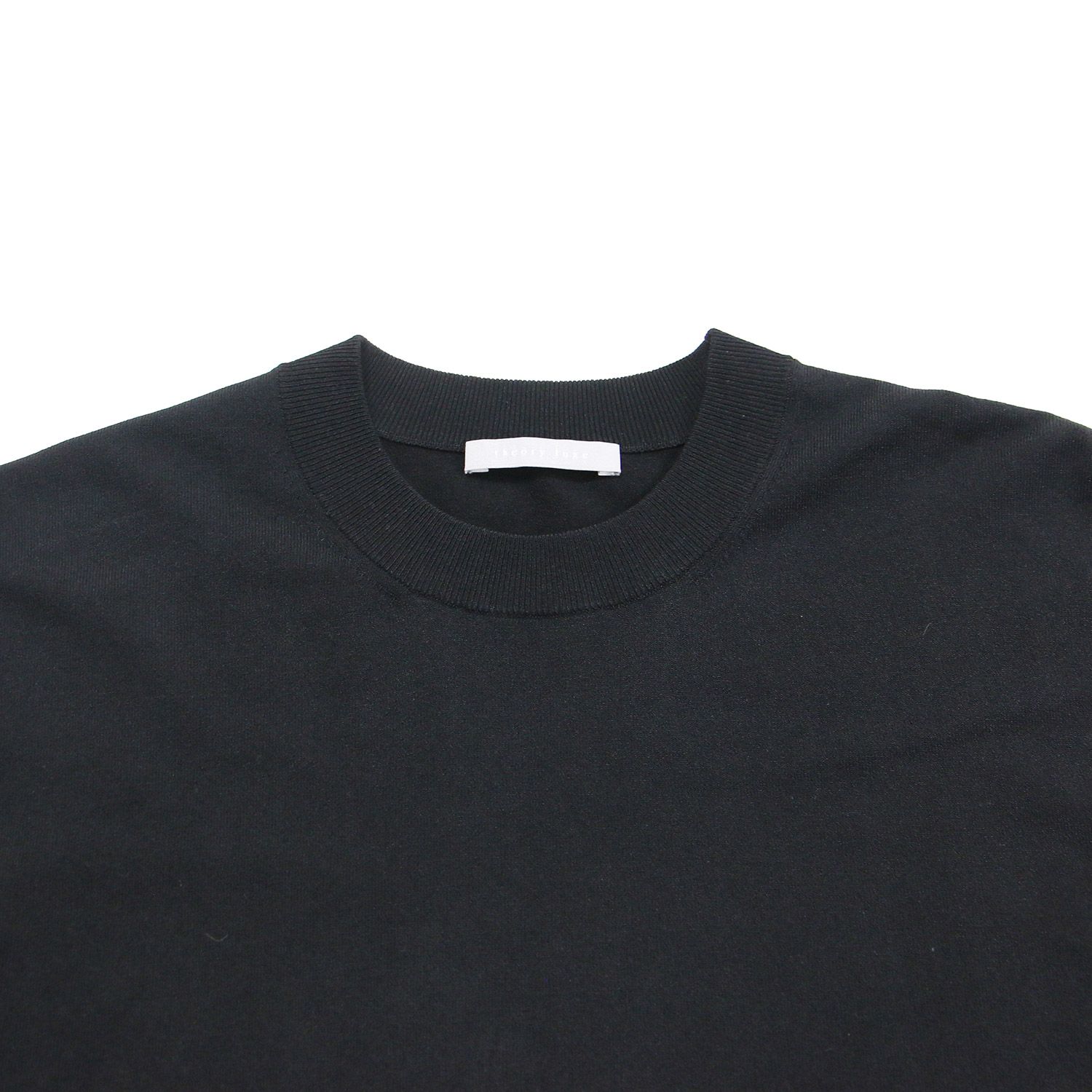 theory luxe セオリーリュクス Tシャツ ブラック 黒 サイズ:38(M) | 24