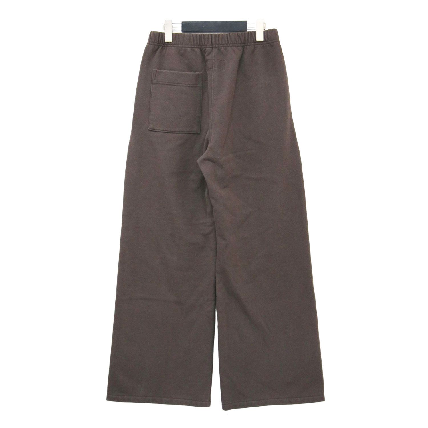 JANE SMITH ジェーンスミス パンツ ブラウン サイズ XS | ストレート スウェット ウエストゴム 裏毛 コットン ボトムス ズボン レディース