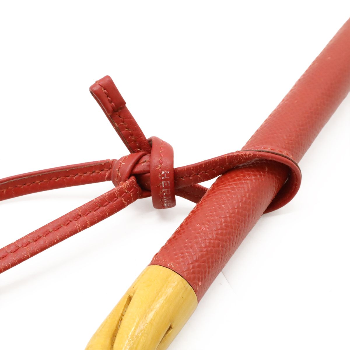 HERMES エルメス クラヴァッシュ 70 乗馬 馬具 ムチ 鞭 レザー ウッド