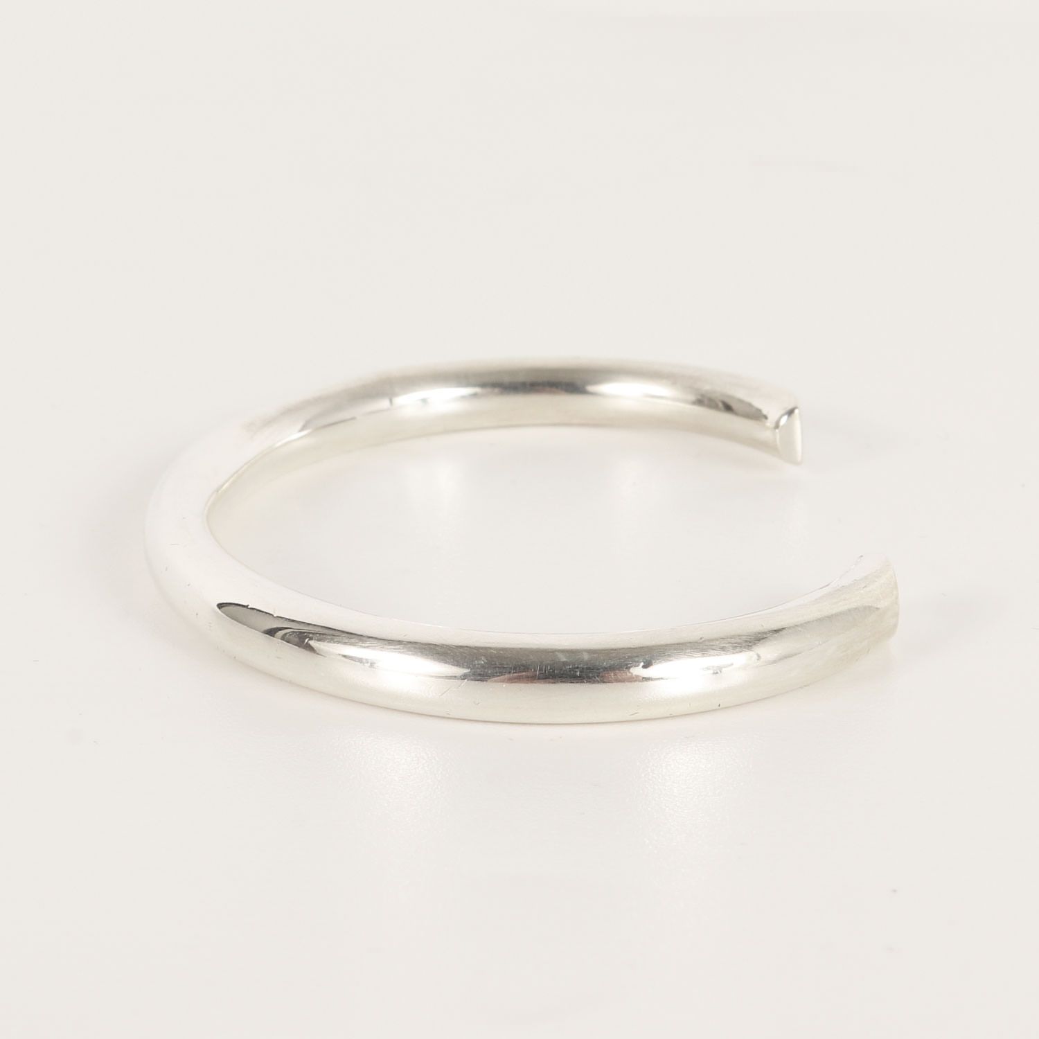 美品】BUNNEY バニー フラット シルバー バングル (Single Facet Toque