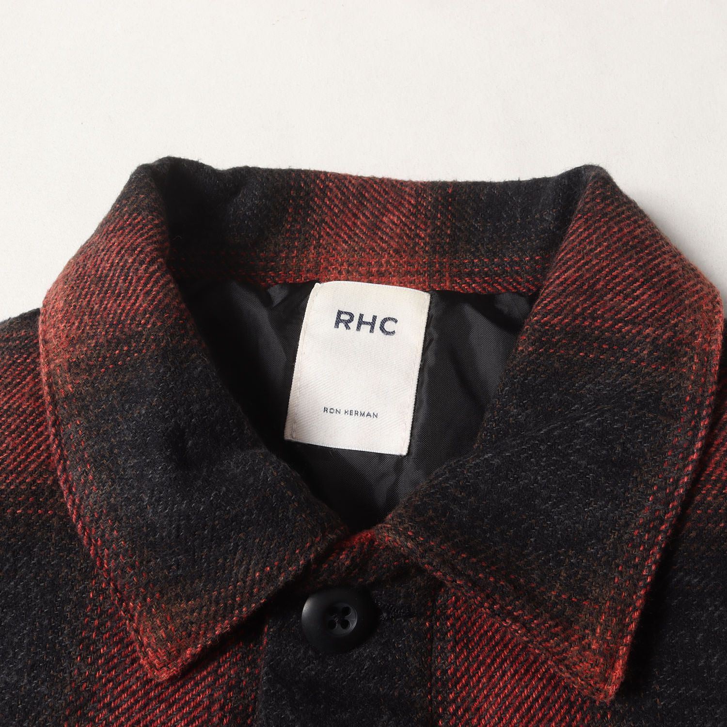 美品】Ron Herman ロンハーマン シャツ レッド×ブラック 赤黒 サイズ:S