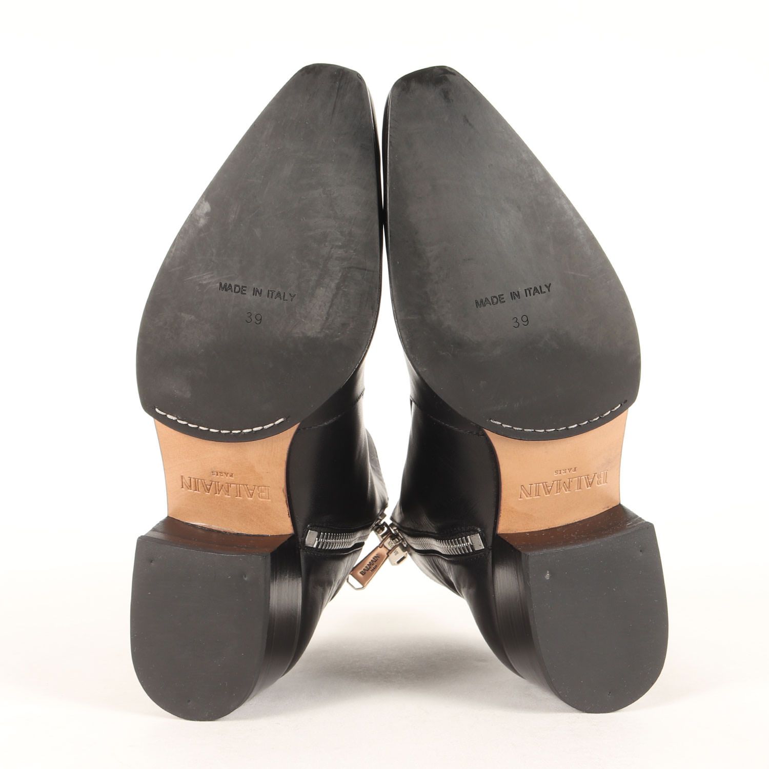 美品】BALMAIN バルマン サイズ:39(24cm相当) | サイドジップ ヒール