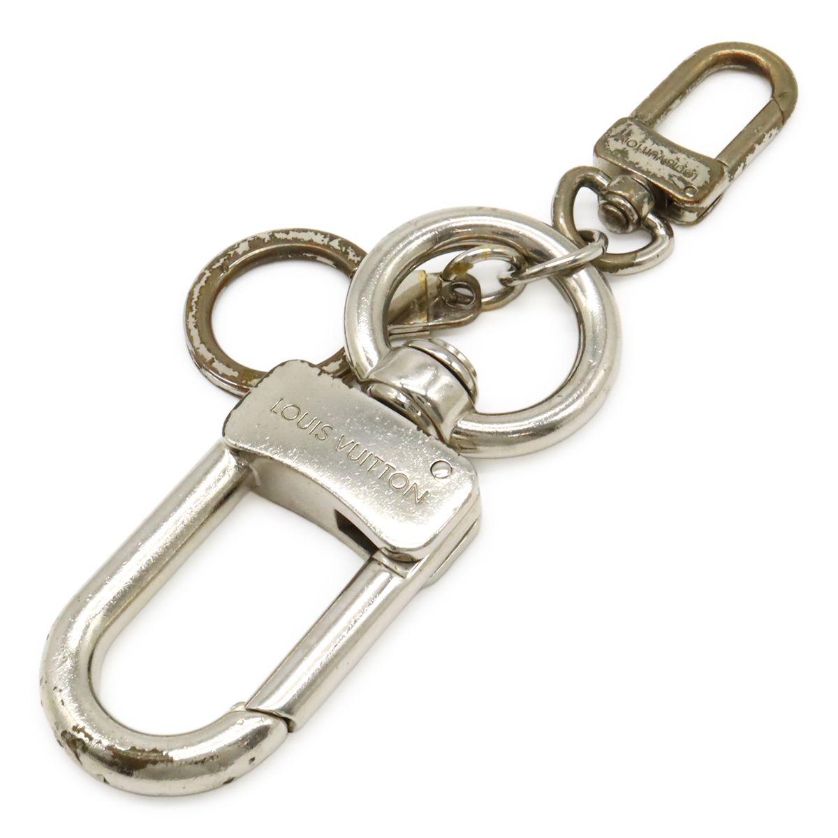 LOUIS VUITTON ルイ ヴィトン アノクレ ムスクトンXL キーホルダー キーリング チャーム メタル シルバー M 65053