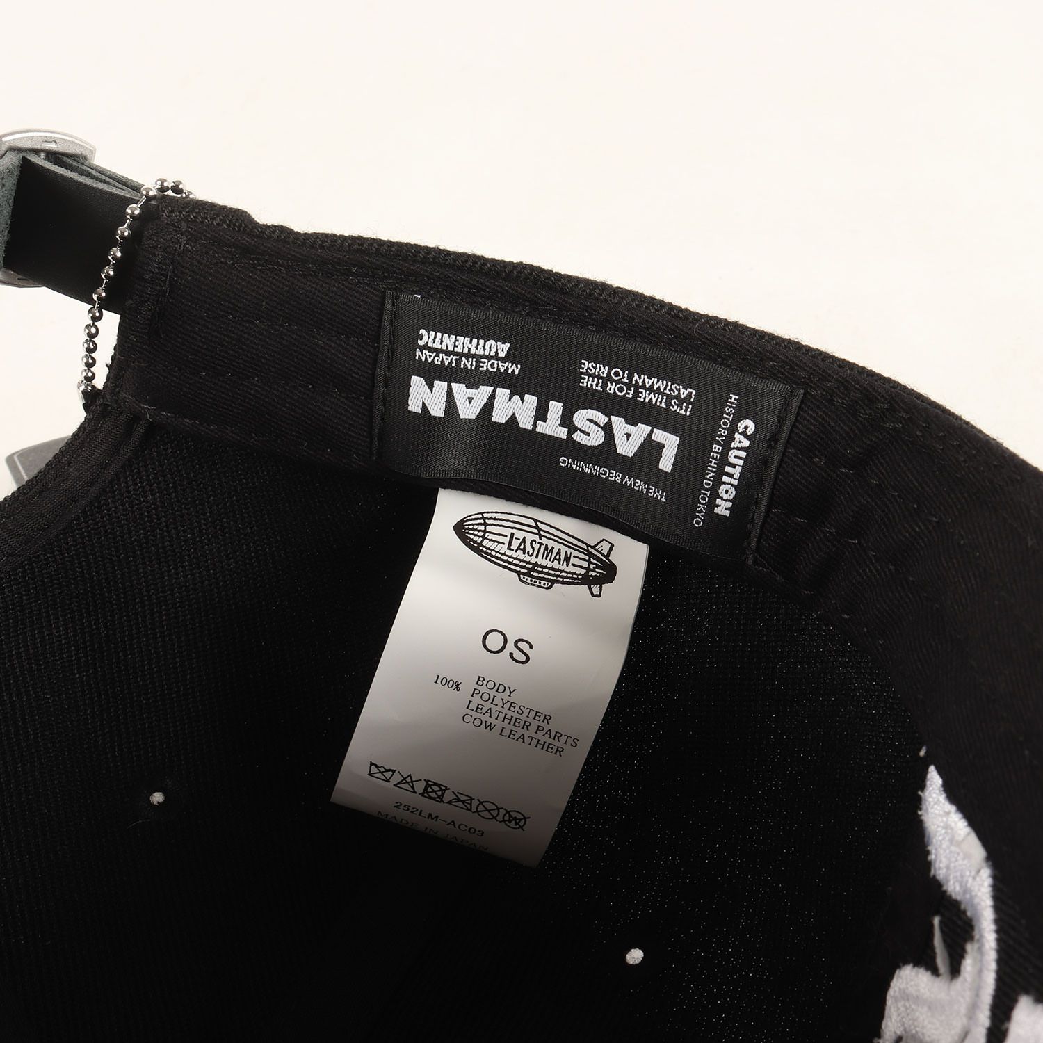 【新品】LASTMAN ラストマン キャップ ブラック 黒 サイズ:FREE | 25AW STUDIO33 ロゴ刺繍 ポリツイル キャップ (BASEBALL CAP SOUL SURVIVOR feat. STUDIO33 252LM-AC03) | ブランド 帽子【メンズ】 新品】LASTMAN ラストマン キャップ ブラック 黒 サイズ:FREE | 25AW