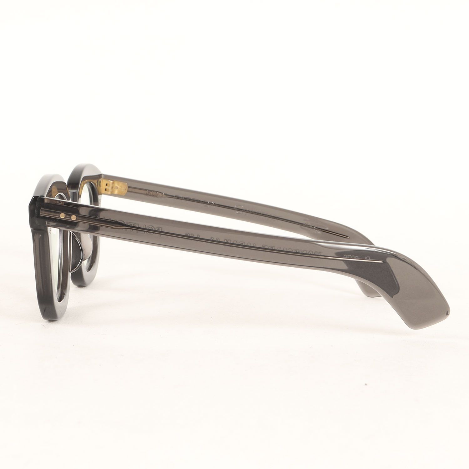 MAX PITTION マックス ピティオン 24 AW Continuer 別注 クリア アセテート アイウェア 46 | JAPAN スレートグレー 46□28 146 メンズ