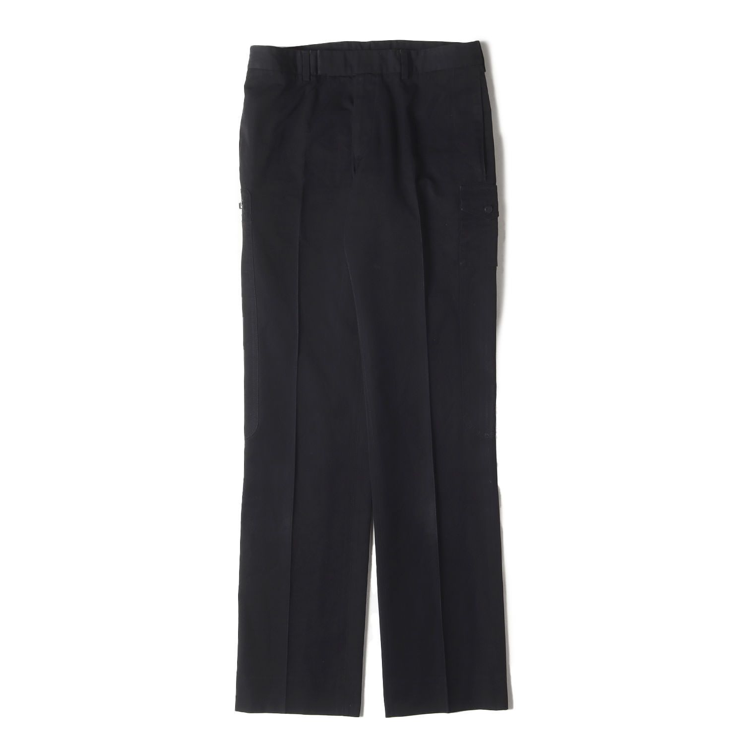 Dior homme 05SSブラック スラックス コットン　パンツ Dior HOMME ディオールオム パンツ ブラック 黒 サイズ:44 | エディ期