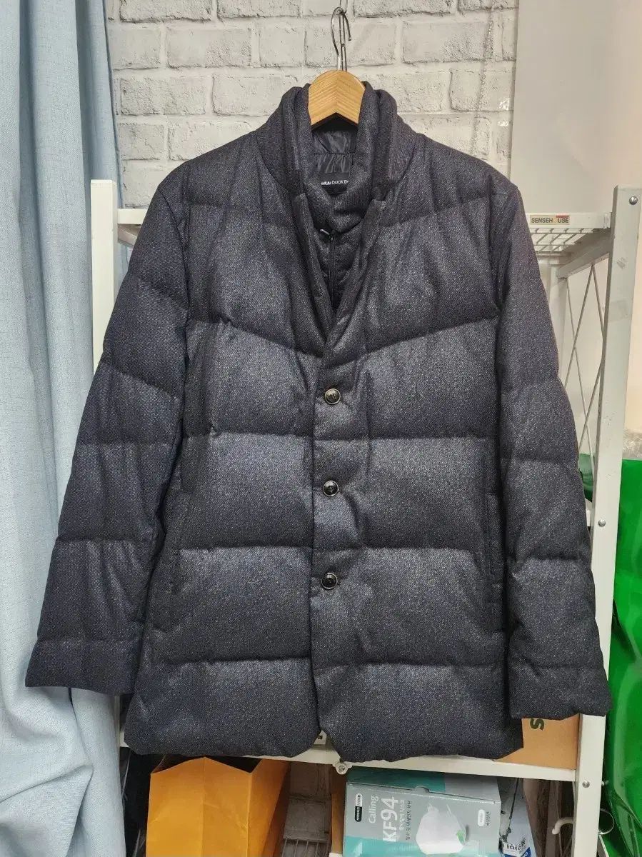 ZIOZIA メンズ ダウンジャケット スリム110 キルティング ダックダウンジャケット XD 53