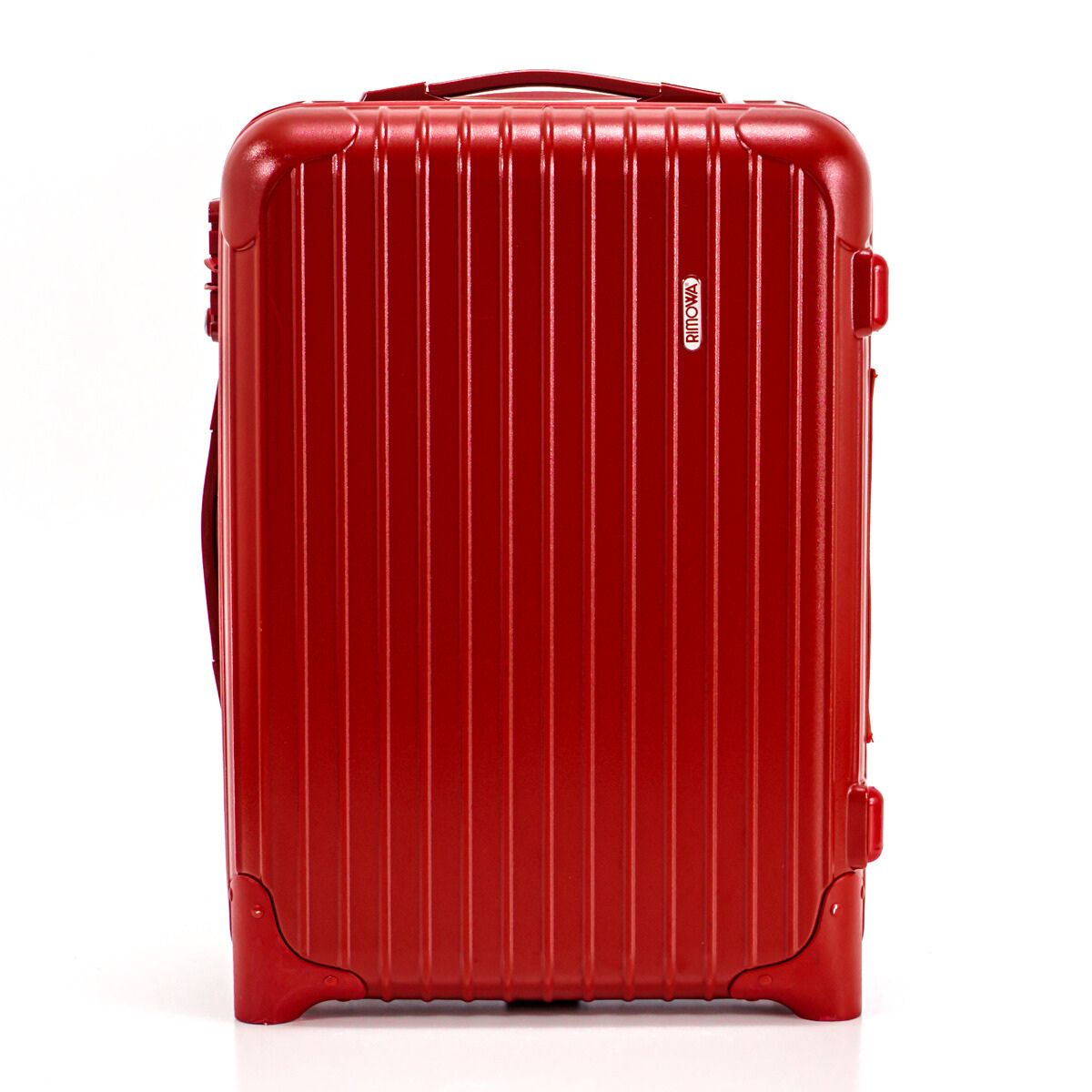 【廃盤品】新品未使用リモワRIMOWA赤35L 2輪キャリーTSAロック付き 美品 RIMOWA リモワ SALSA サルサ 35L 機内持ち込み 2輪 TSAロック