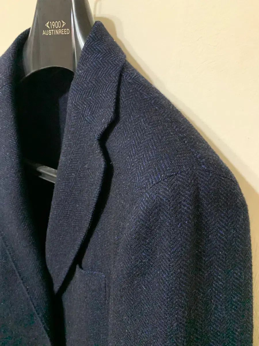 Lardini ラルディーニ メンズ ヘリンボーン ジャケット ネイビー