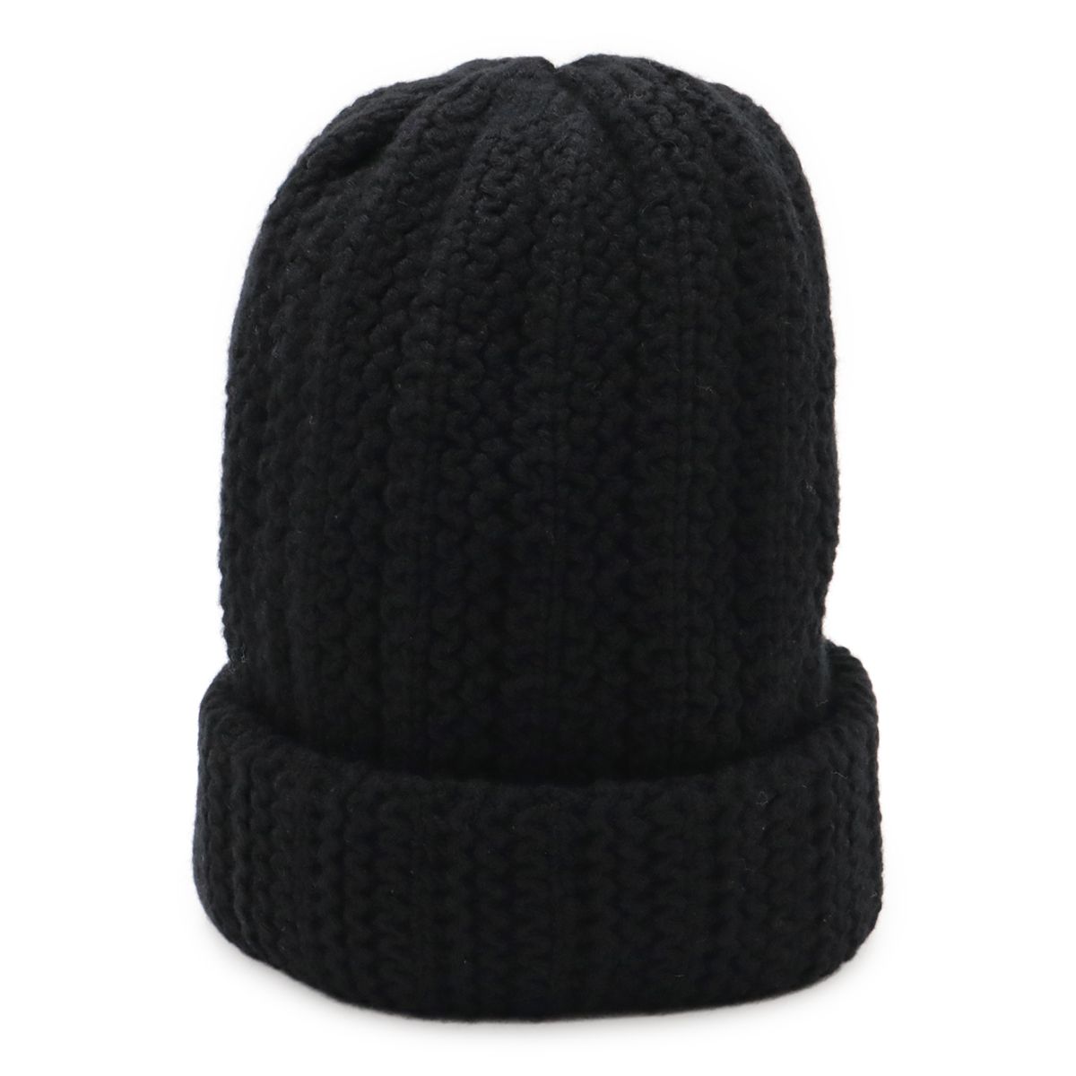 シャネル ココマーク ニットキャップ ニット帽 カシミヤ100％ ブラック CHANEL シャネル ココマーク ニット帽 ニットキャップ 帽子 カシミヤ