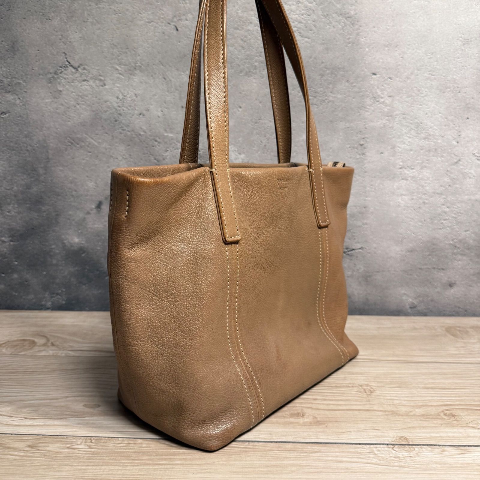 ✨genten ゲンテン ゴートヌメ トート＆ハンドバッグ 2点セット レザー 