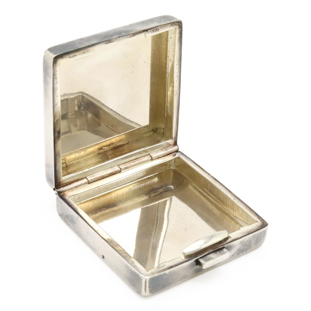  GUCCI グッチ ロゴ スクエア ピルケース 小物入れ SV 925 シルバー925 その他 小物