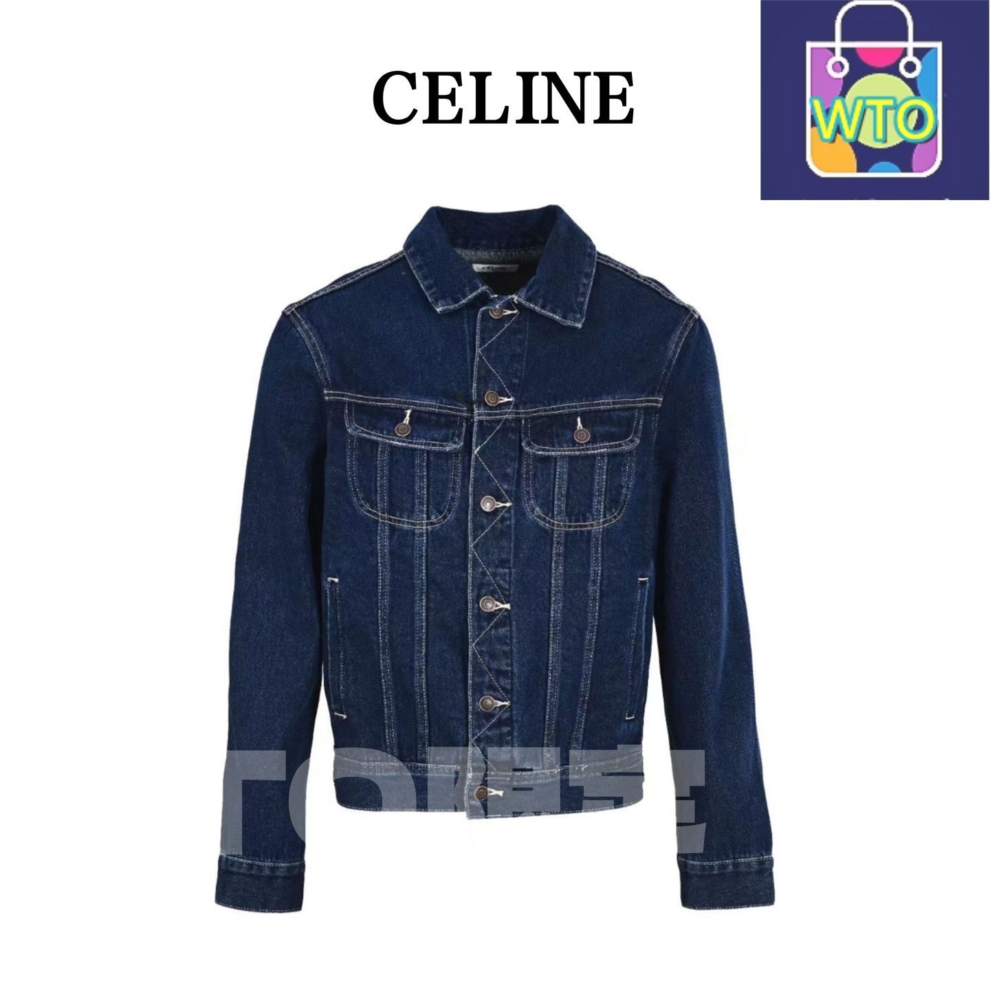 今日特価】Celine セリーヌ パリシリーズ 背面パッチデザインデニム