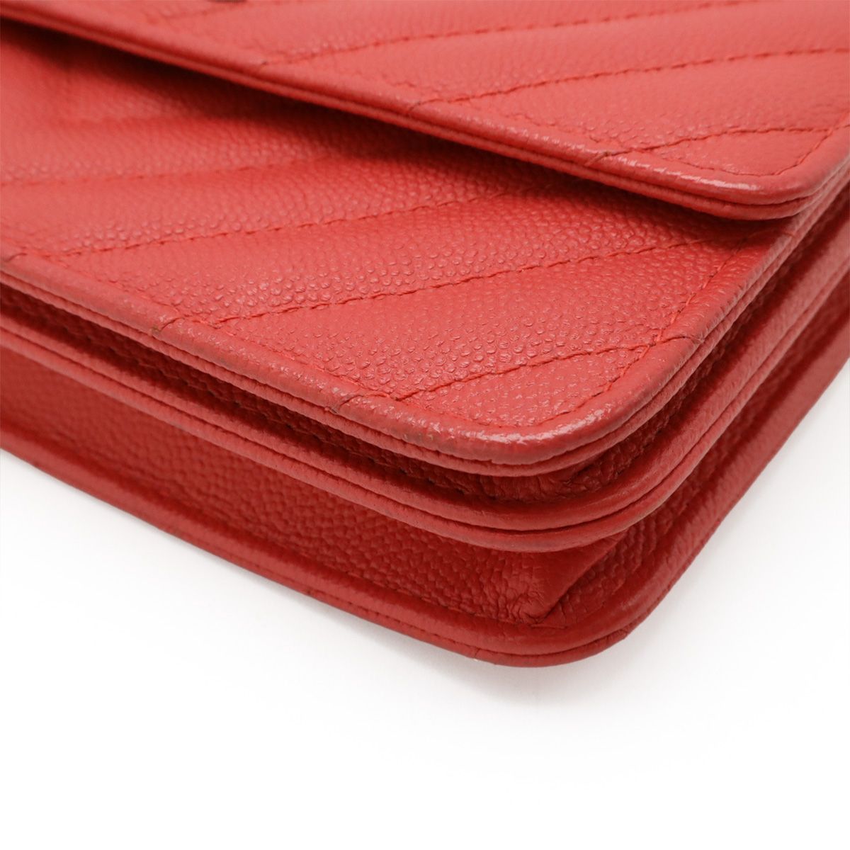 CHANEL シャネル Vステッチ シェブロン チェーンウォレット ショルダー