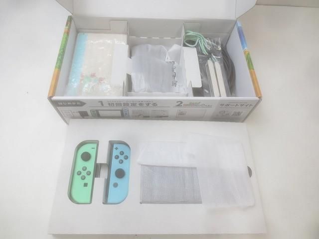 品 ゲーム Nintendo switch ニンテンドースイッチ 本体 HAC 001 あつまれどうぶつの森セット 動作品 き