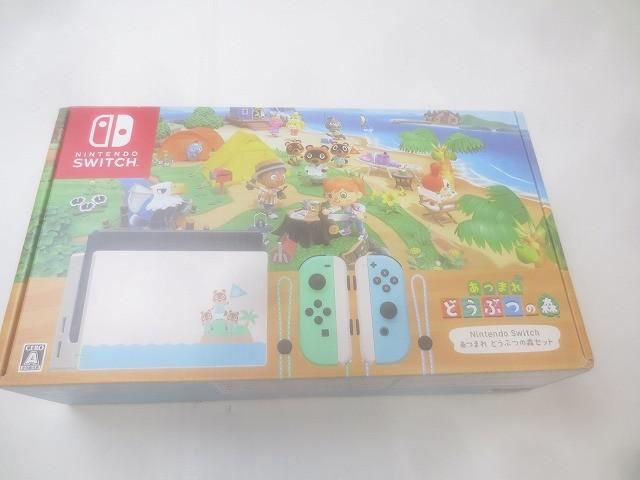 品 ゲーム Nintendo switch ニンテンドースイッチ 本体 HAC-001 あつまれどうぶつの森セット 動作品 き