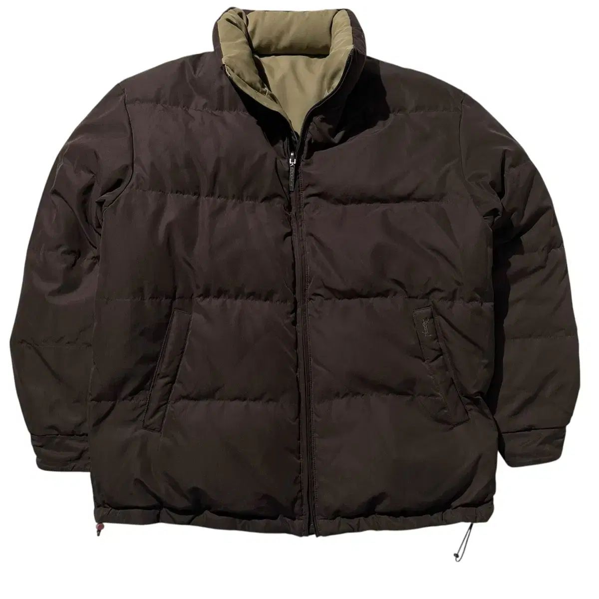 L イヴ サンローラン リバーシブル グースダウン ダウン