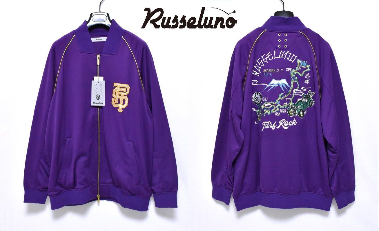 RUSSELUNO ラッセルノ スーベニアトラックジャケット 新品 ラッセルノ ゴルフ スーベニア トラックジャケット【4】【5】 RS