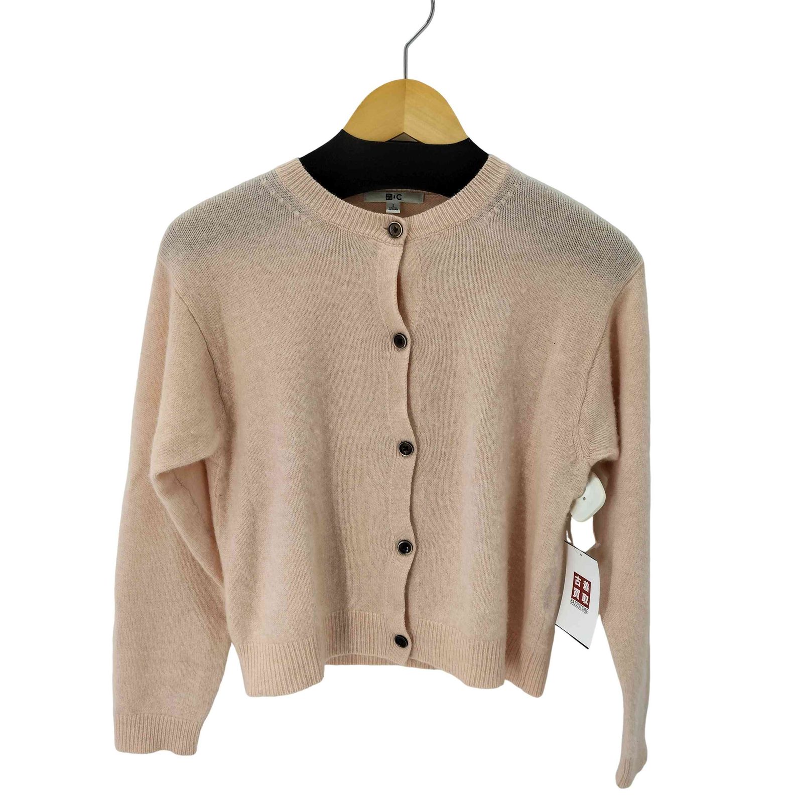 ユニクロシー UNIQLO：C カシミヤクルーネックショート カーディガン