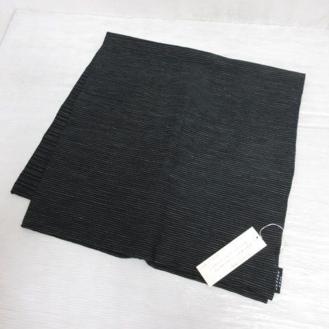 ヨーガンレール JURGEN LEHL コットン リネン スカーフ 73cmx73cm 黒