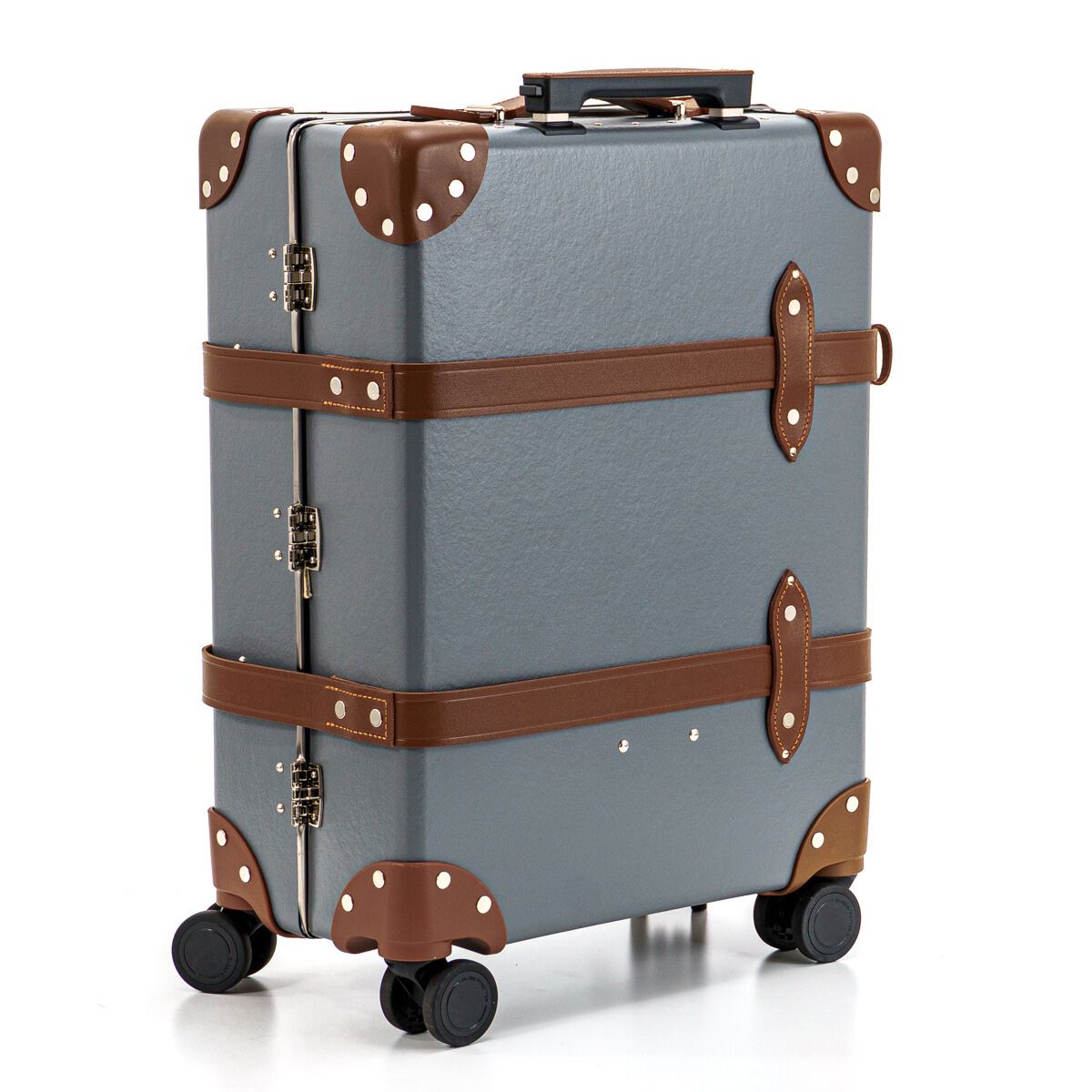 級 GLOBE-TROTTER グローブトロッター センテナリー キャリーオン グレー キャラメル 機内持ち込み 4輪 スーツケース キャリーバッグ