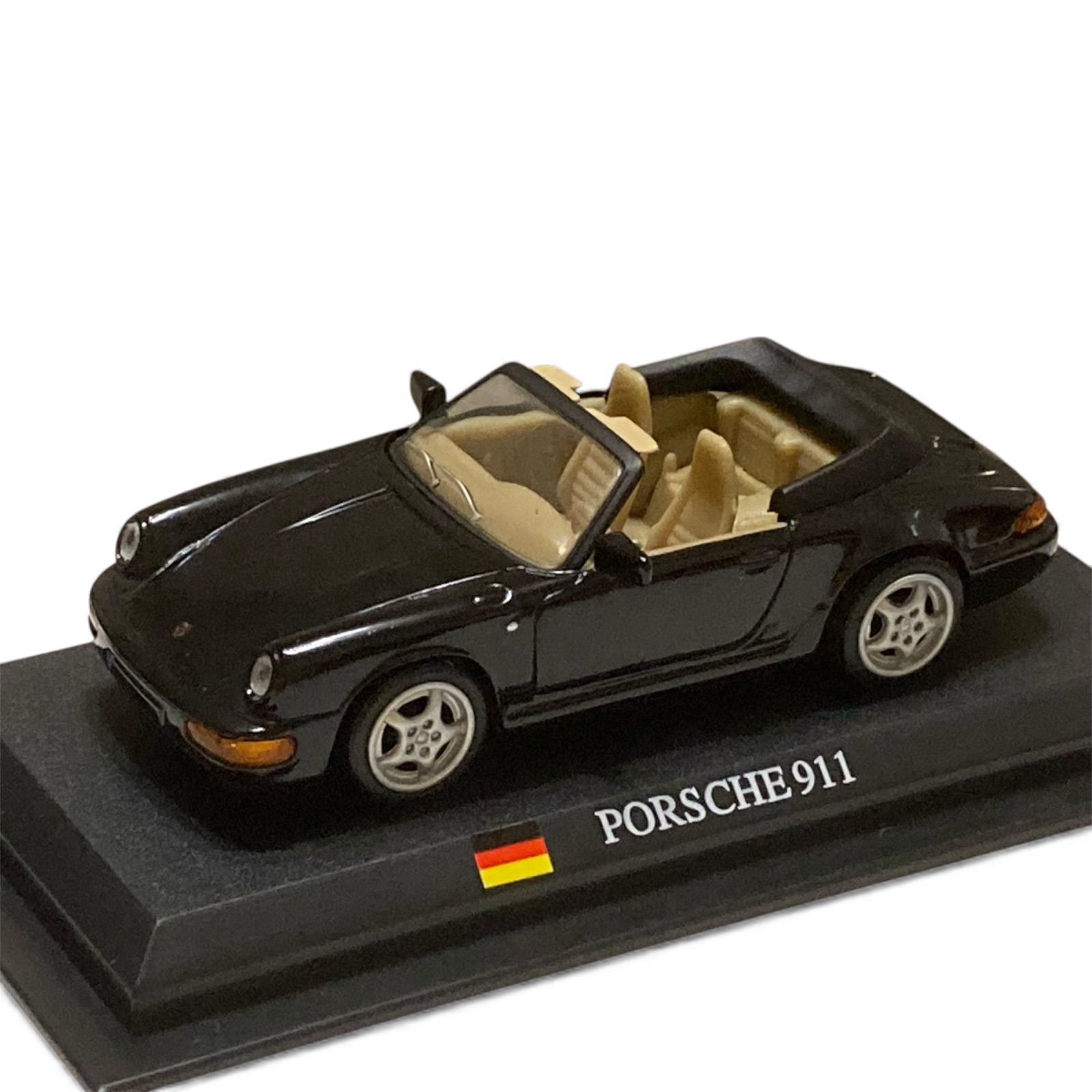 デルプラド】'89 ポルシェ 911 (964型) カレラ4 カブリオレ （ブラック