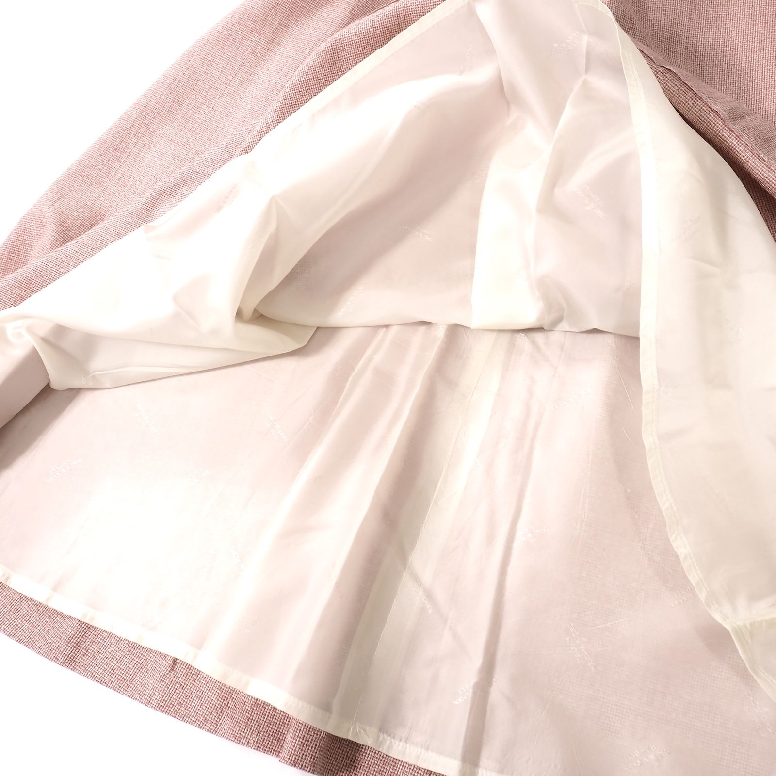  キートン Kiton カシミヤ シルク Aライン ワンピース 40 ピンク レディース 5-YK 012 ノースリーブ カットソーワンピース