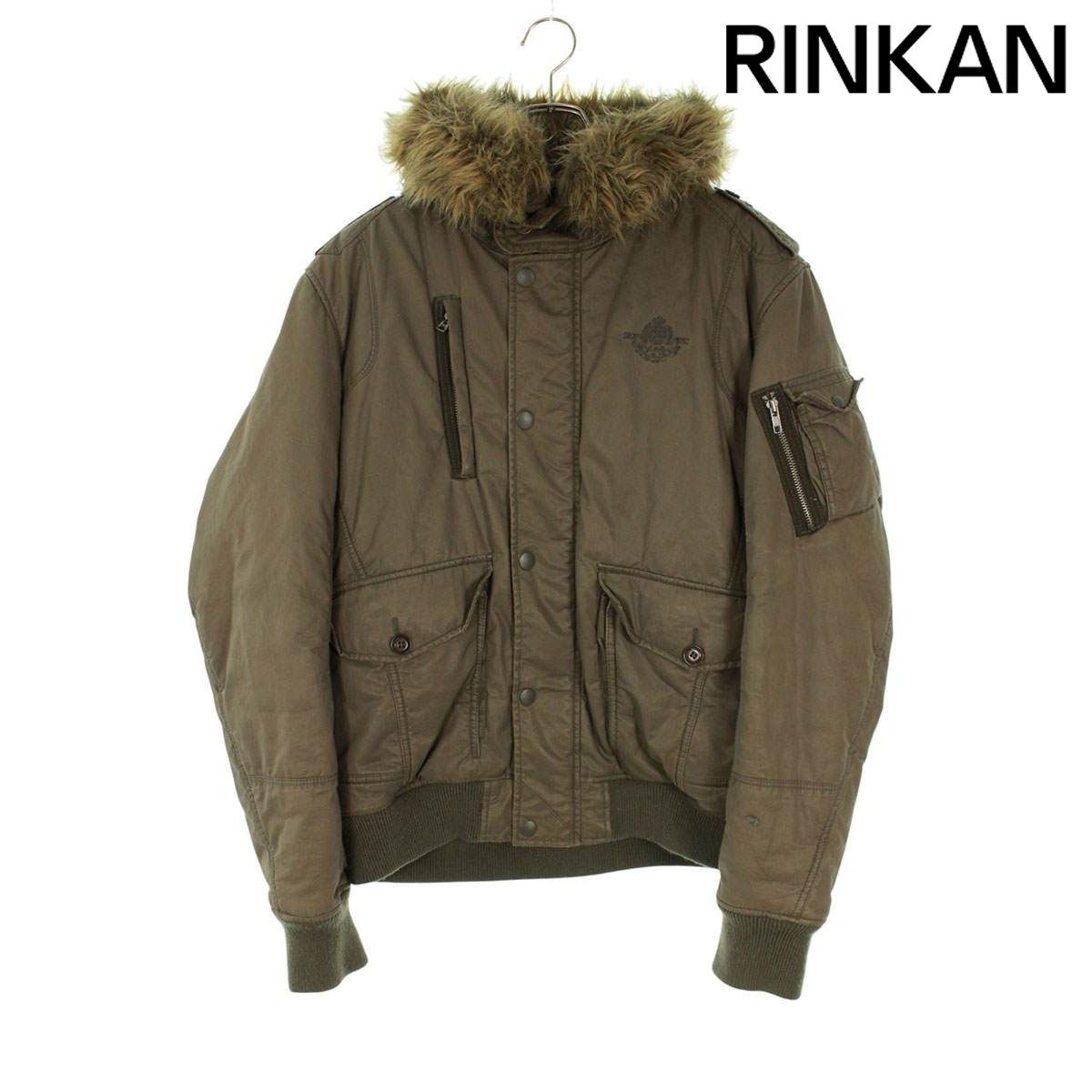 ディーゼル 胸刺繍ロゴファーダウンジャケット メンズ XL - メルカリ