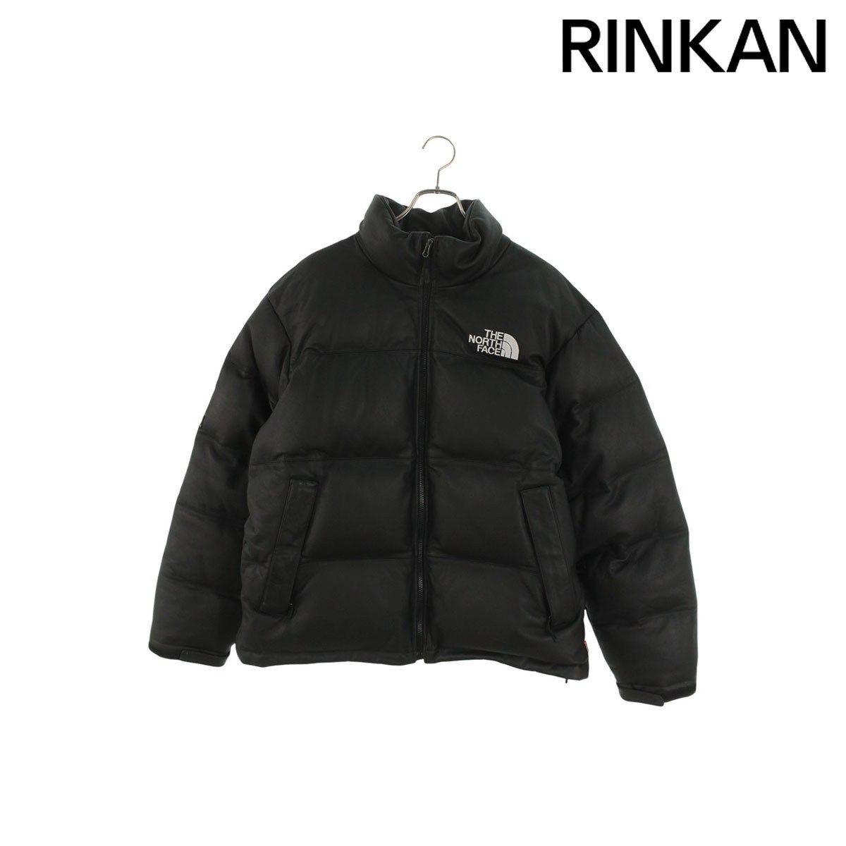 シュプリーム ×ノースフェイス THE NORTH FACE 17AW Leather Nuptse
