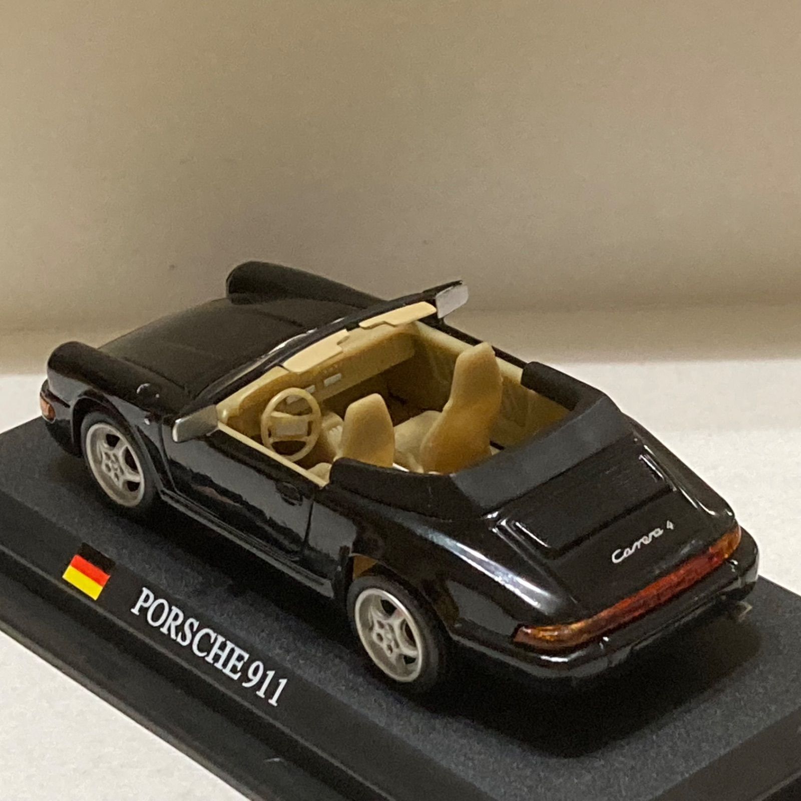 デルプラド】'89 ポルシェ 911 (964型) カレラ4 カブリオレ （ブラック