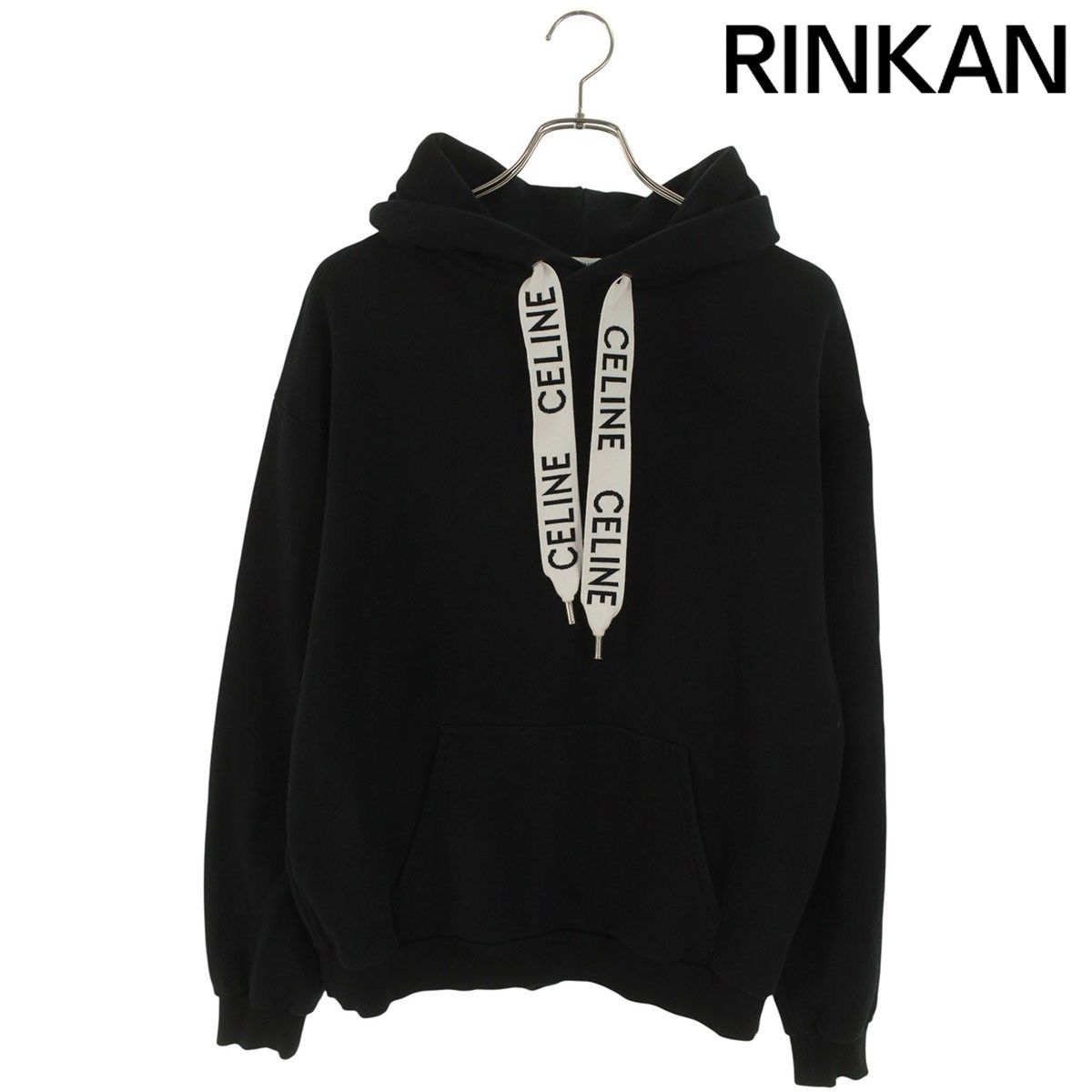 セリーヌ 2Y468670Q ロゴドローコードプルオーバーパーカー メンズ M