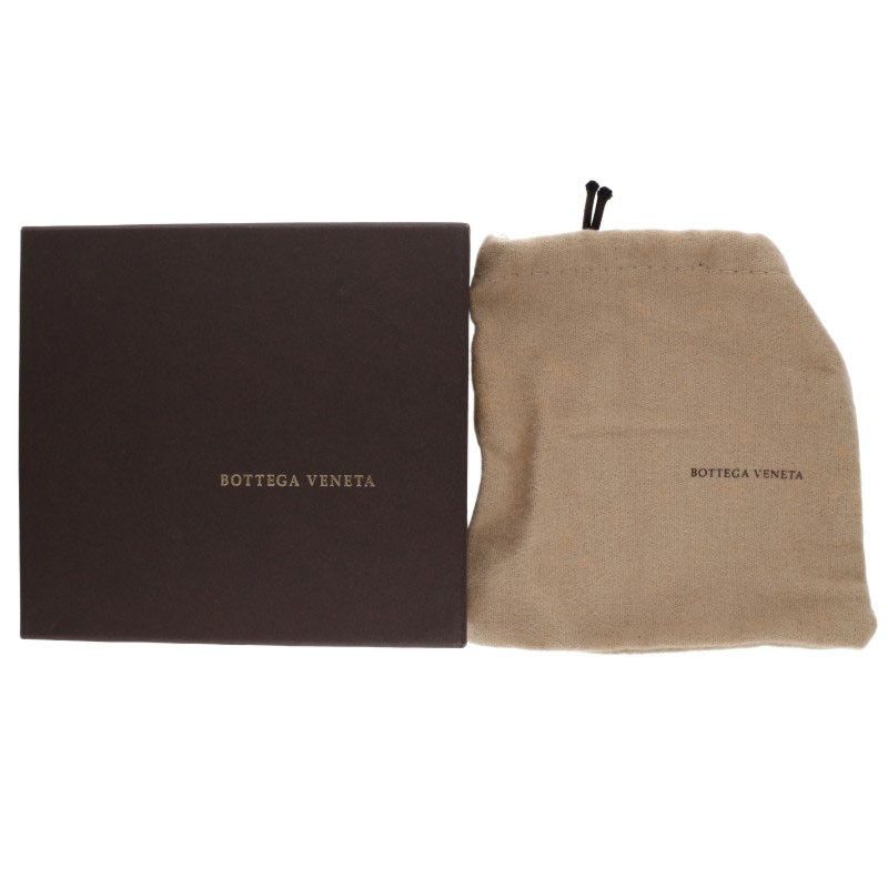 ボッテガヴェネタ イントレチャートレザーコルノネックレス メンズ