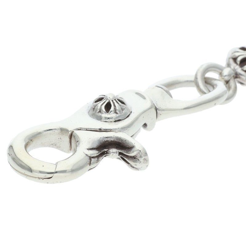 クロムハーツ CLIP NO2 BALL 3D/#2クロスボール シルバーキーチェーン