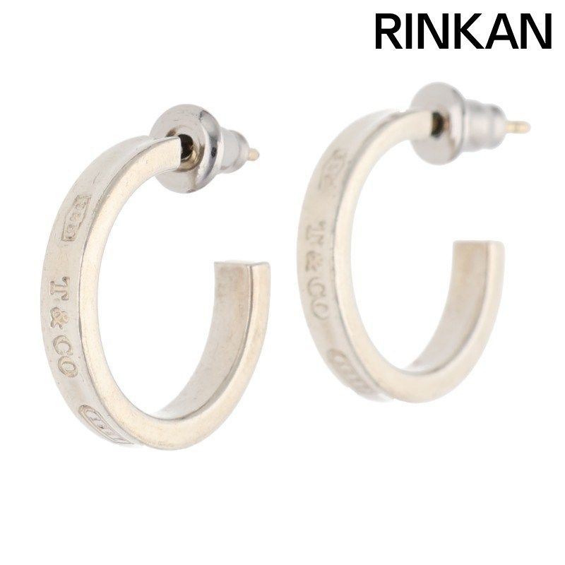 ティファニー 1837 ナロー シルバーフープピアス メンズ