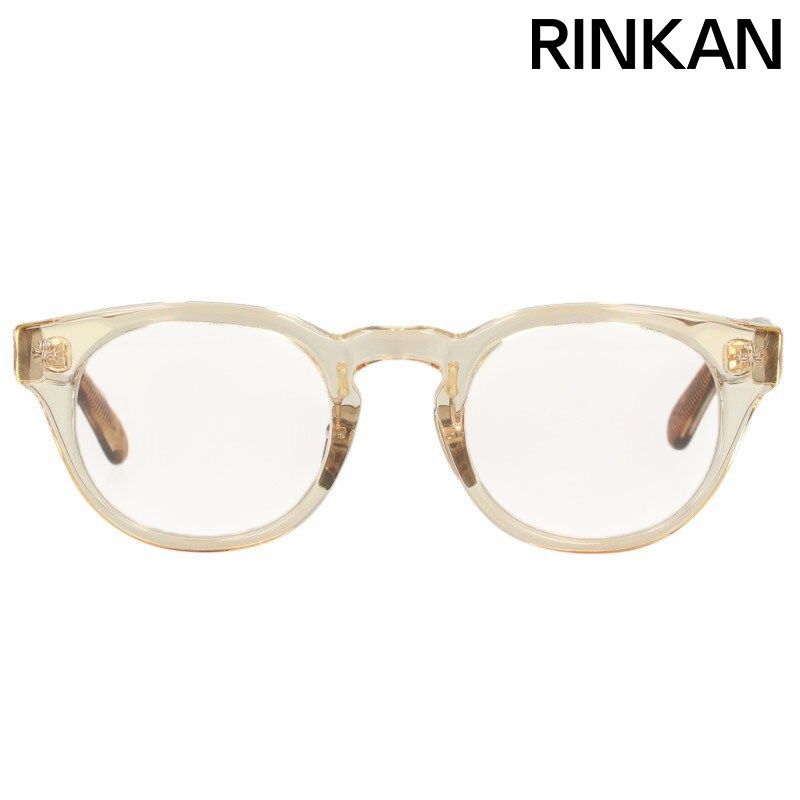 クロムハーツ クロステンプルボストンフレーム眼鏡 メンズ 49□24-147