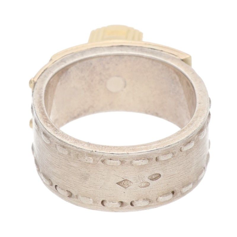 エルメス ケリー リング カデナ K18YG シルバーリング レディース 6.5