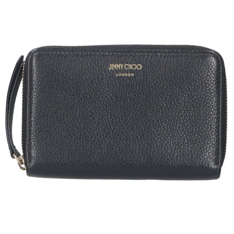 ジミーチュウ ラウンドジップレザー財布 レディース